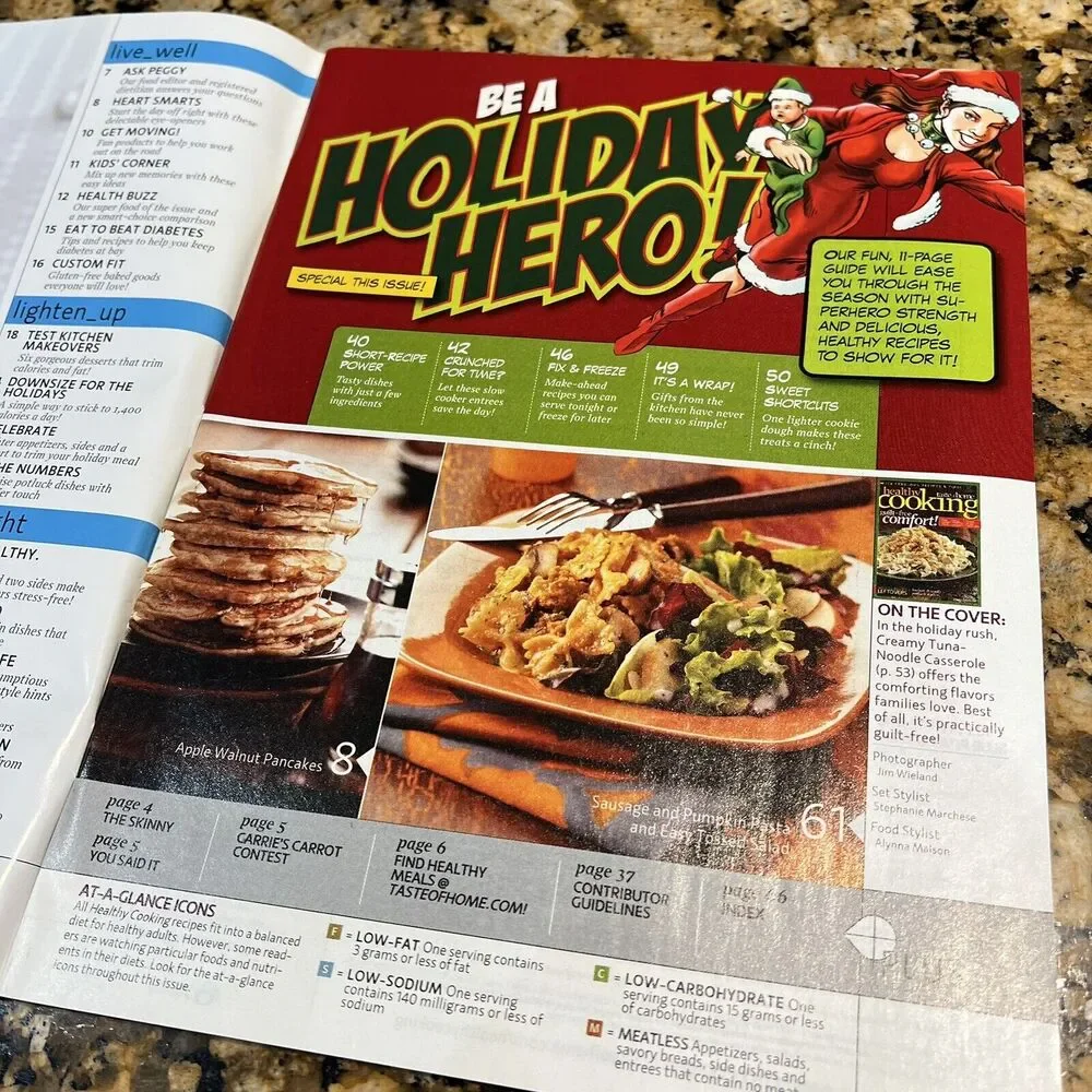 Lot of Taste of Homes Healthy Cooking Recipe Magazines 2010 Back Issue Set Of 6